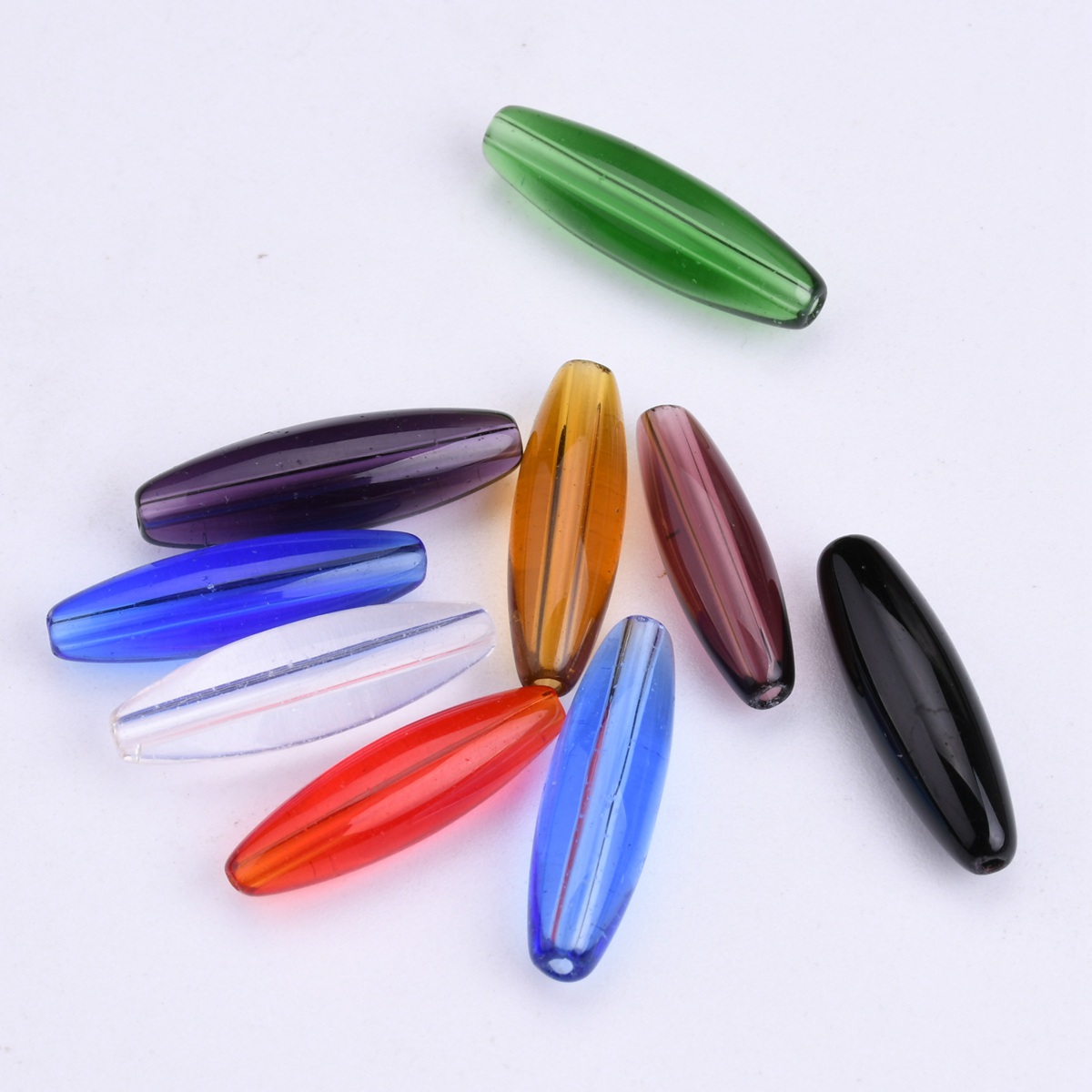 Crimp Bead Tube - 20 個オーバルチューブ形状 22 ミリメートル × 6