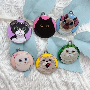 10 個漫画動物猫エナメルジュエリー作りかわいいぶら下げイヤ - Jewelry Making For Birthday Party のレビューと価格