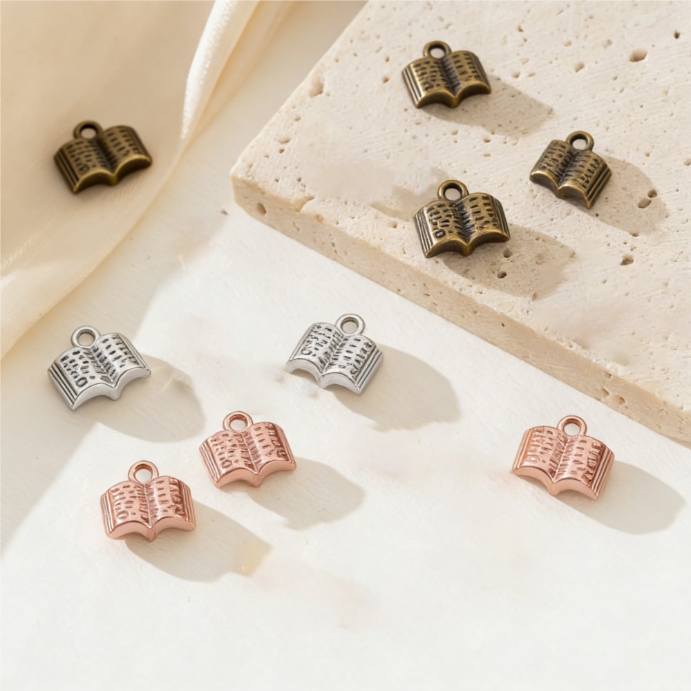 10/20/100 個チャームオープンブック 12 × 11 - Jewelry Making Guide Book のレビューと価格
