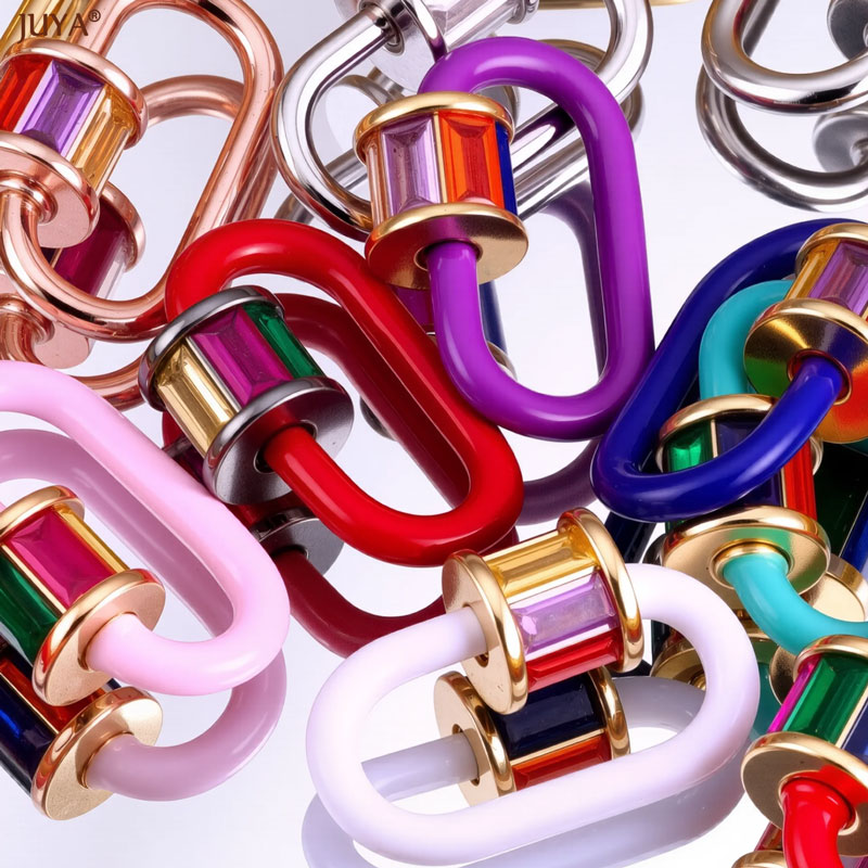 JUYA レインボークリスタルエナメルスクリューカラビナロッ - Jewelry Making Kit For Adults のレビューと価格