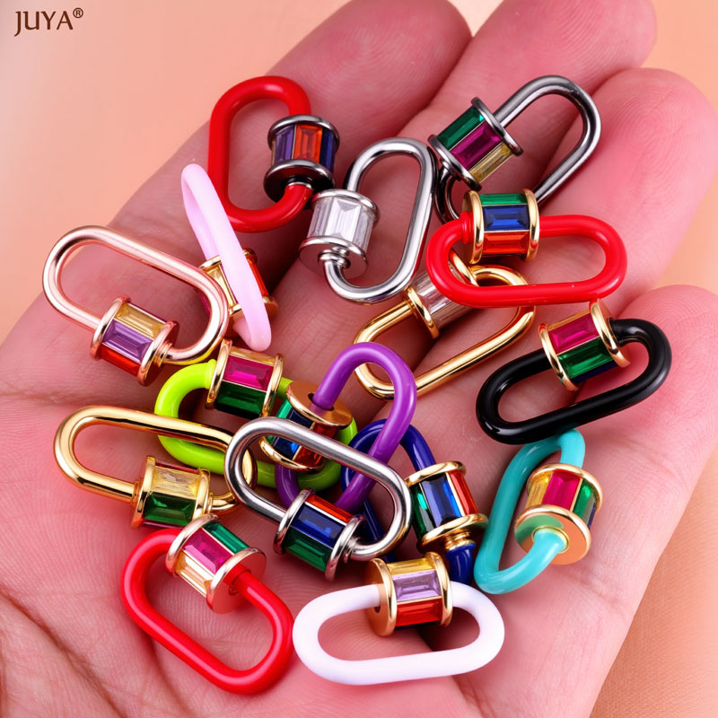 JUYA レインボークリスタルエナメルスクリューカラビナロッ - Jewelry Making Kit For Adults のレビューと価格