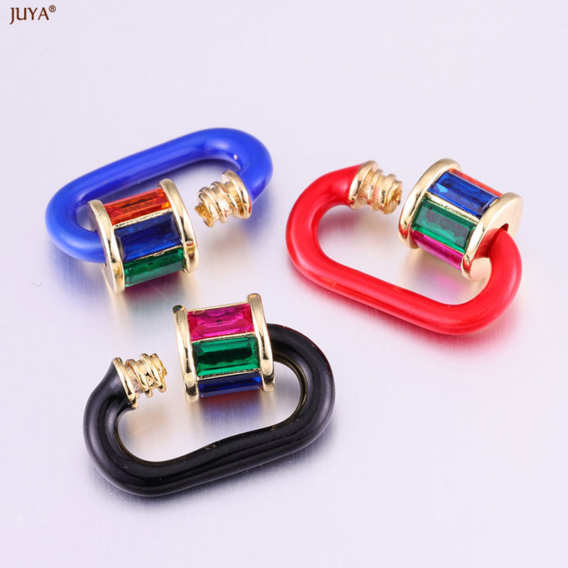 JUYA レインボークリスタルエナメルスクリューカラビナロッ - Jewelry Making Kit For Adults のレビューと価格