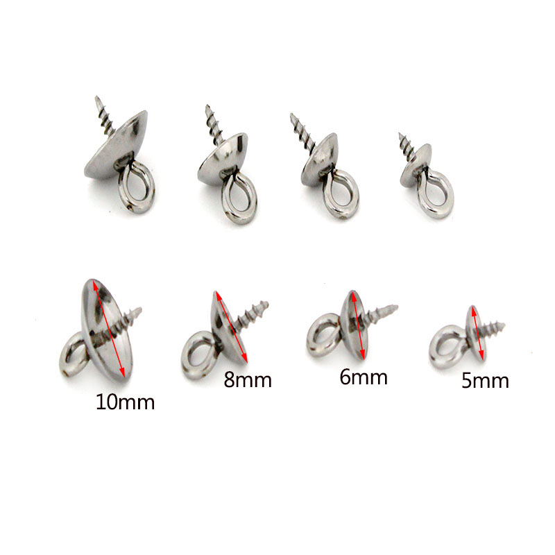 20個入り ステンレス製クラスプ フック スクリューアイピン - Jewelry Making Kit For Adults のレビューと価格
