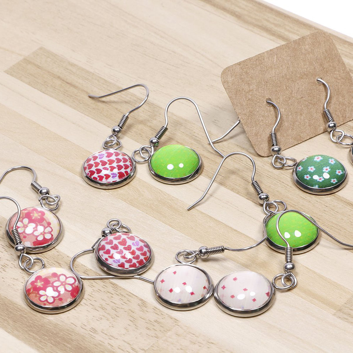 20個入り ステンレス製 イヤリングワイヤー用フック（未加工 - Jewelry Making For Birthday Party のレビューと価格