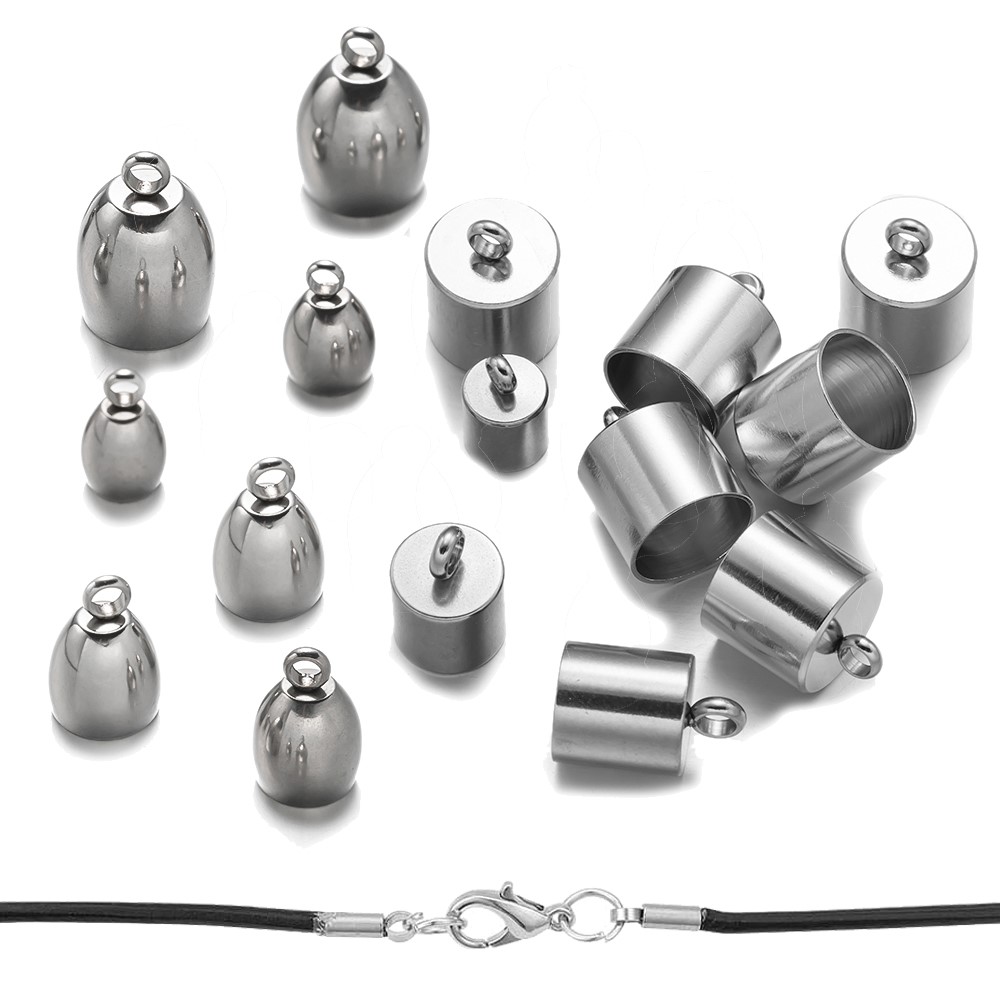 20個入り チューブエンドキャップ ステンレス製 コードキャ - Crimp Bead Tube のレビューと価格