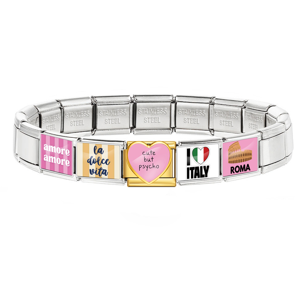 ステンレススチールブレスレット I 素敵なイタリア・ローマを - Jewelry Making Rome のレビューと価格