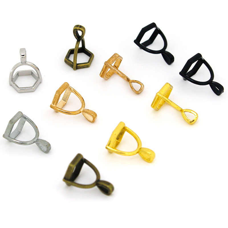 20 個六角形の宝石キャップ天然石クリスタル柱ペンダントキャ - Jewelry Making Kit For Adults のレビューと価格