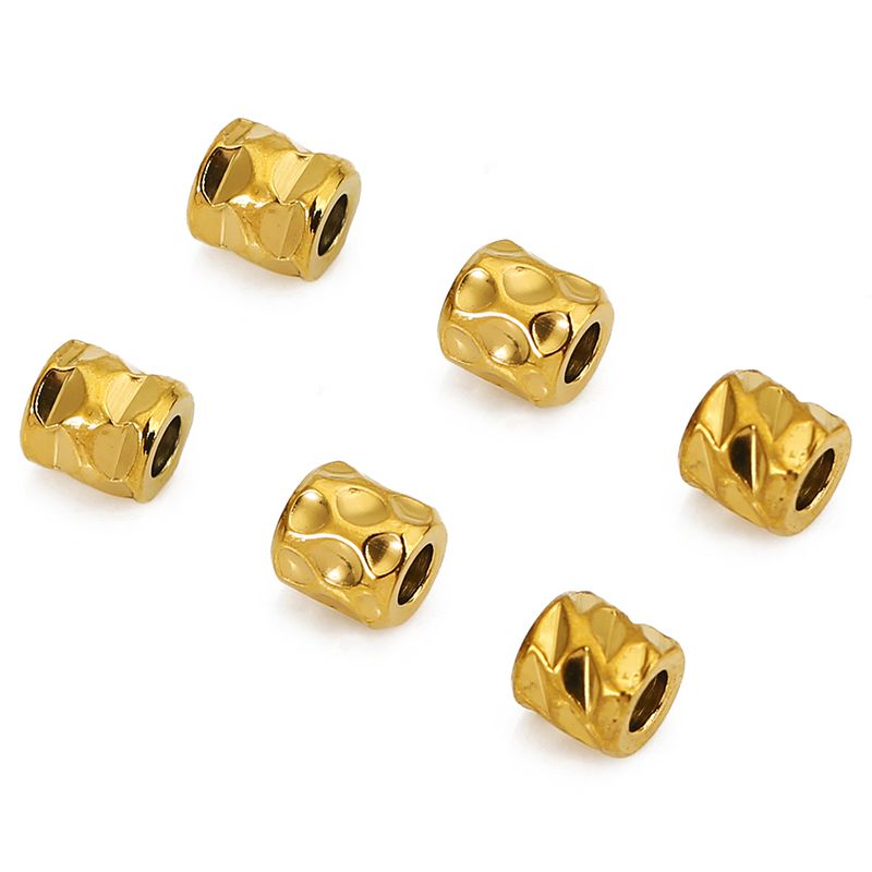20個 ステンレス鋼 PVD 18K金メッキ 4mm テクス - Crimp Bead Tube のレビューと価格
