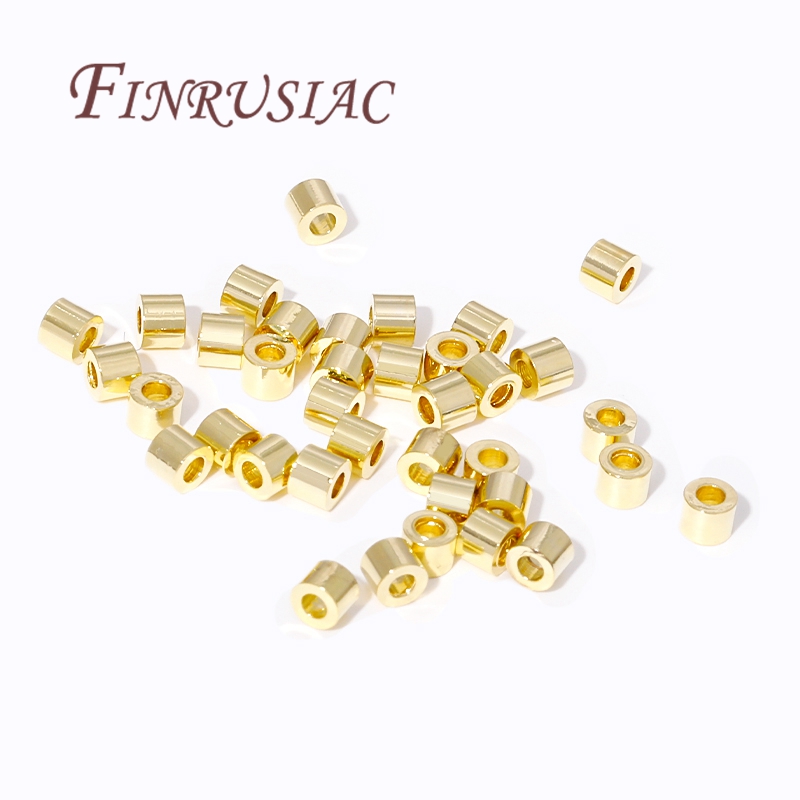 2.5*2 ミリメートルチューブビーズジュエリー 18 K  - Crimp Bead Tube のレビューと価格