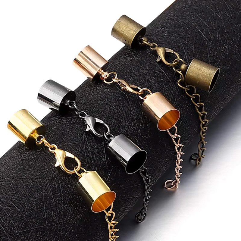 10 セット革コードエンドキャップロブスタークラスプ延長チェ - Jewelry Making Kit For Adults のレビューと価格