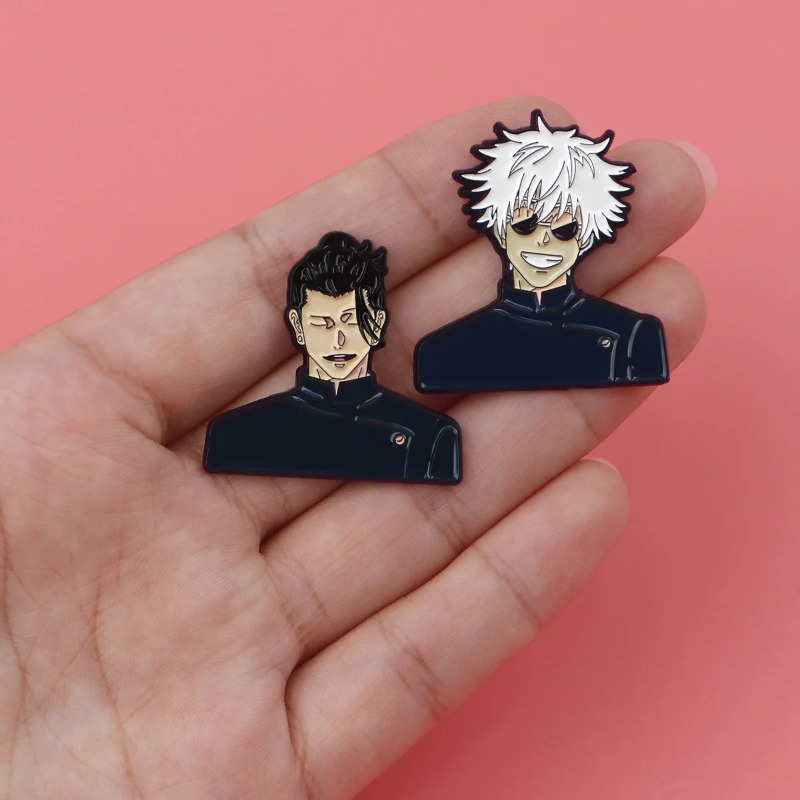 4個セット クリエイティブアニメ「呪術廻戦」ブローチ 可愛い - Jewelry Making Kit のレビューと価格
