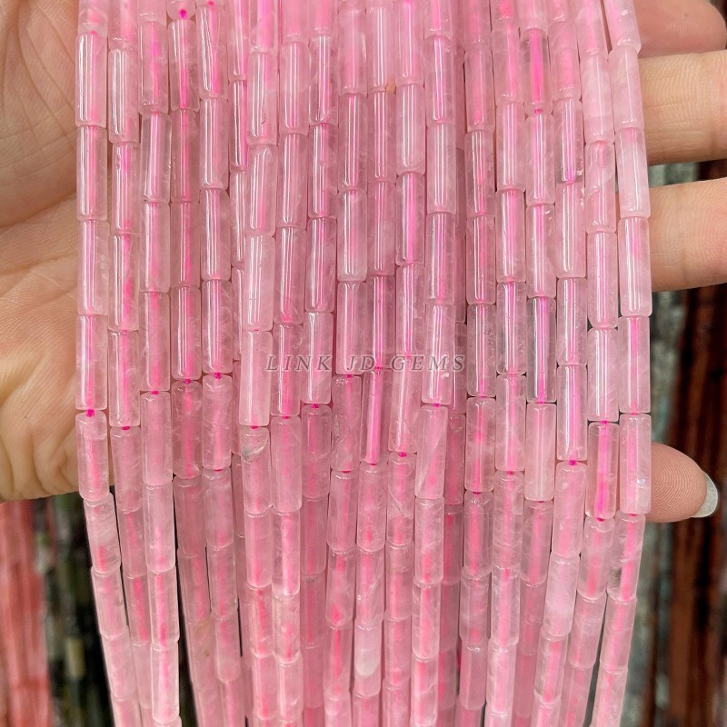 ジュエリー作り用の天然瑪瑙石管,列の形をした大きな円筒形ナッ - Crimp Bead Tube のレビューと価格