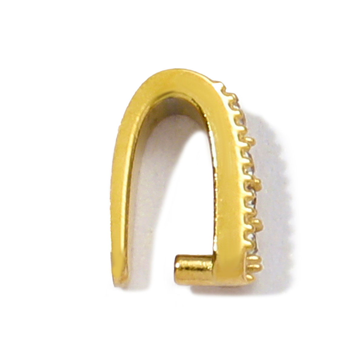5 ピース/ロットステンレス鋼クリップクラスプラインストーン - Jewelry Making Material のレビューと価格