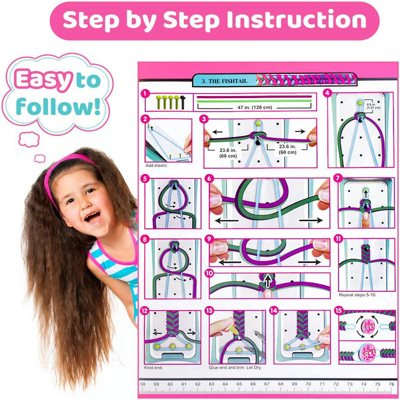 友情ブレスレット作成キット 女の子用 DIY クラフトキット - Jewelry Making For Birthday Party のレビューと価格