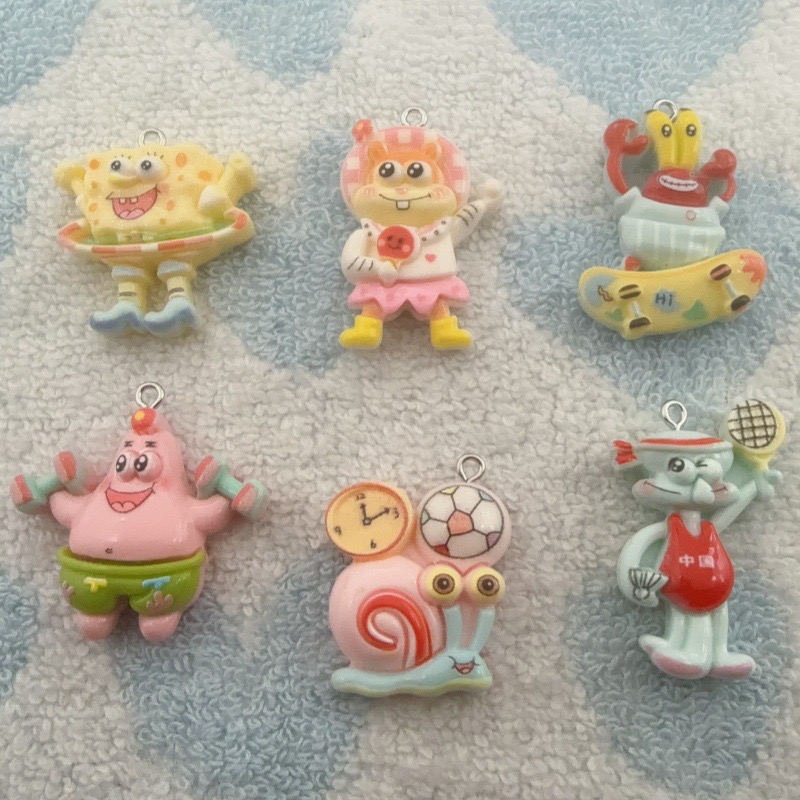 10個入り漫画風樹脂ペンダント、DIYジュエリー製作イヤリン - Jewelry Making For Birthday Party のレビューと価格
