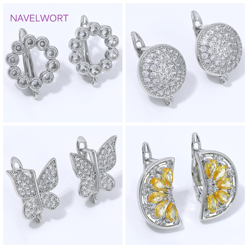 18K金メッキ扇形フラワーイヤワイヤーイヤリング金具、真鍮製 - Jewelry Making Kit のレビューと価格