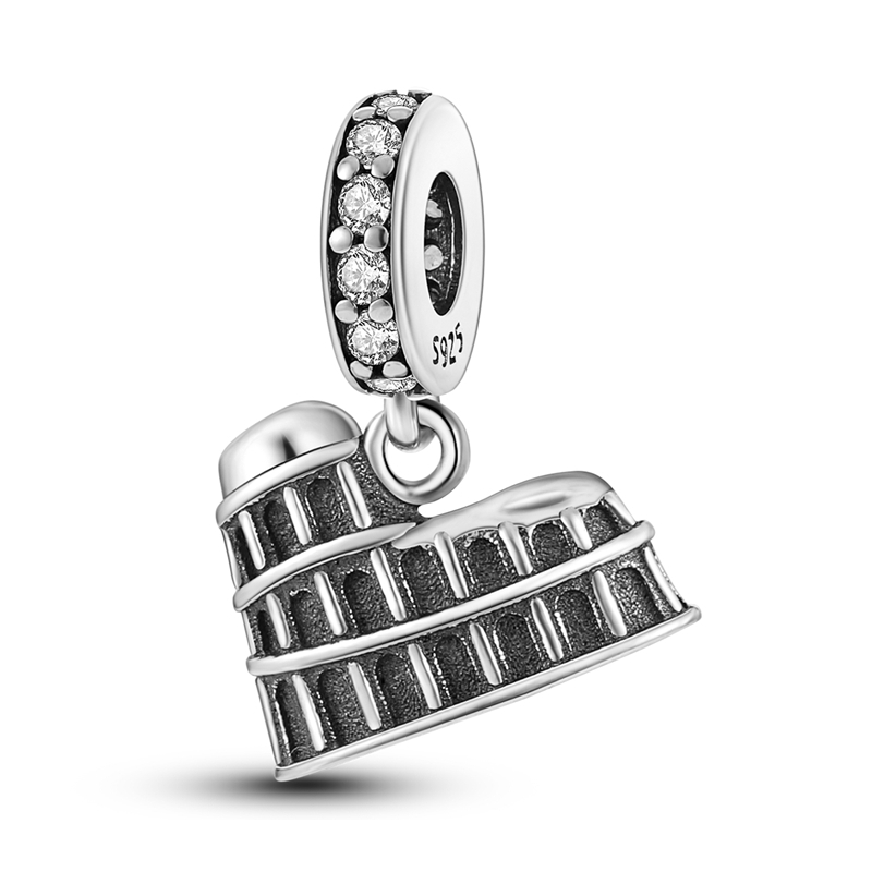 チャーム付きブレスレット、ネックレスの製作に。925スターリ - Jewelry Making Rome のレビューと価格