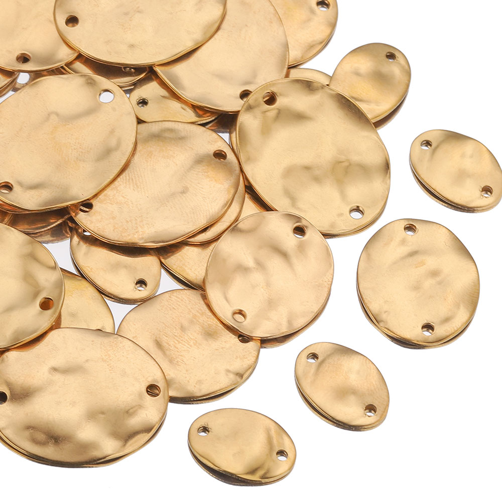20 個 15/20/25 ミリメートルステンレス鋼二重穴テ - Jewelry Making Tools And Supplies のレビューと価格