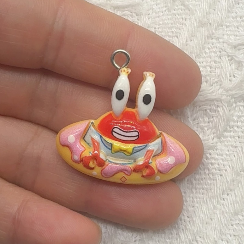 10個入り漫画風樹脂ペンダント、DIYジュエリー製作イヤリン - Jewelry Making For Birthday Party のレビューと価格